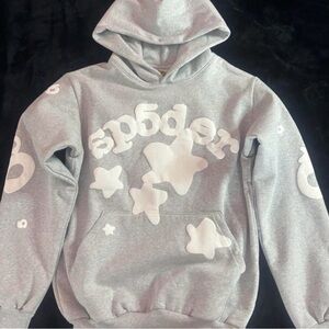 Gray Graphic Men's Hoodie